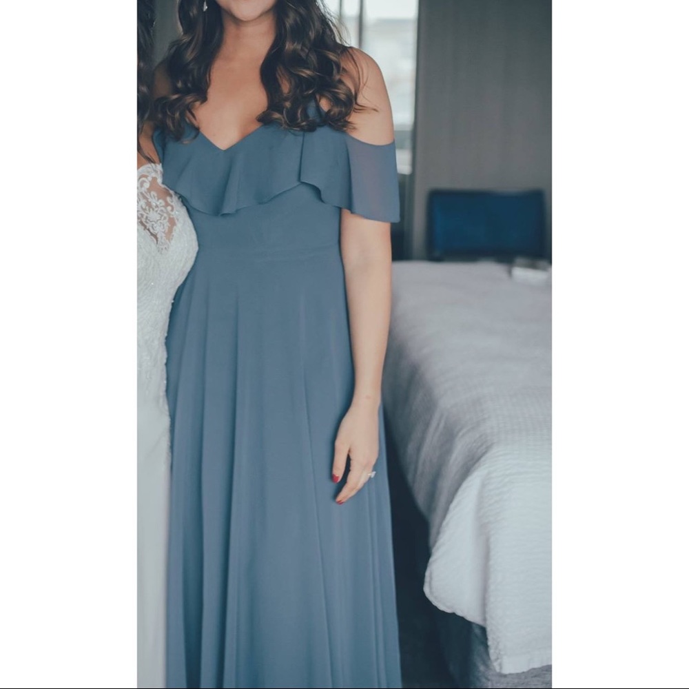 Jenny Yoo Mila Dress in Evening Blue